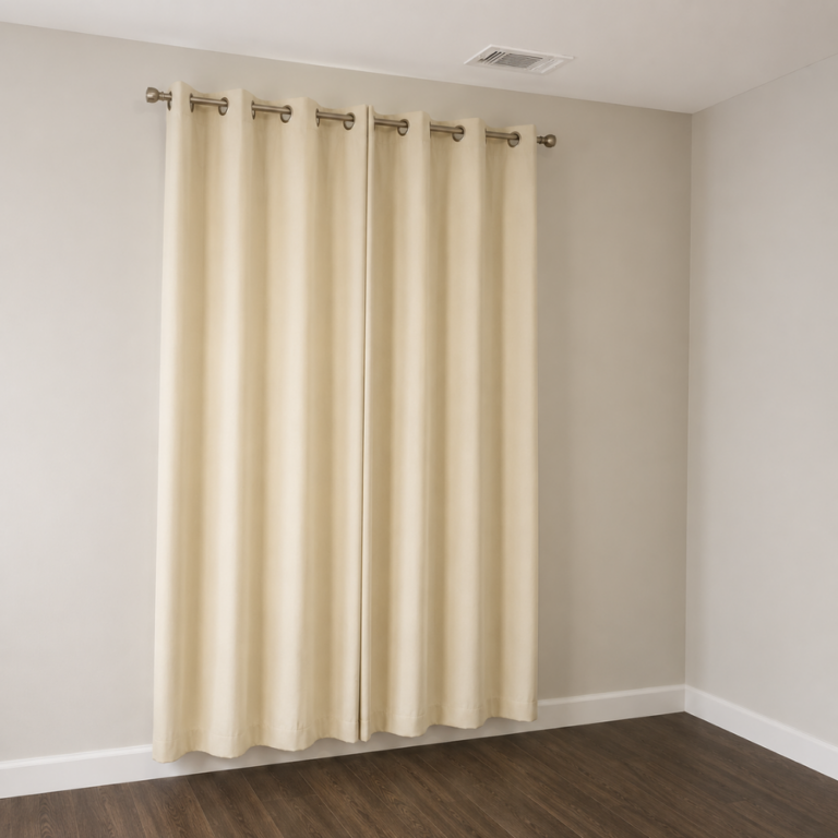 blind install living room