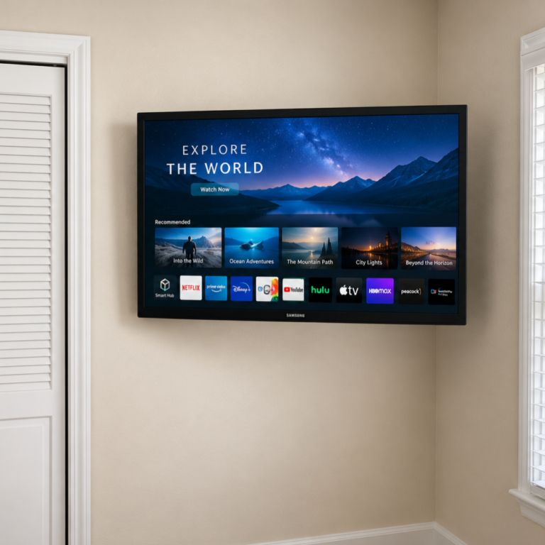 butner tv mount job