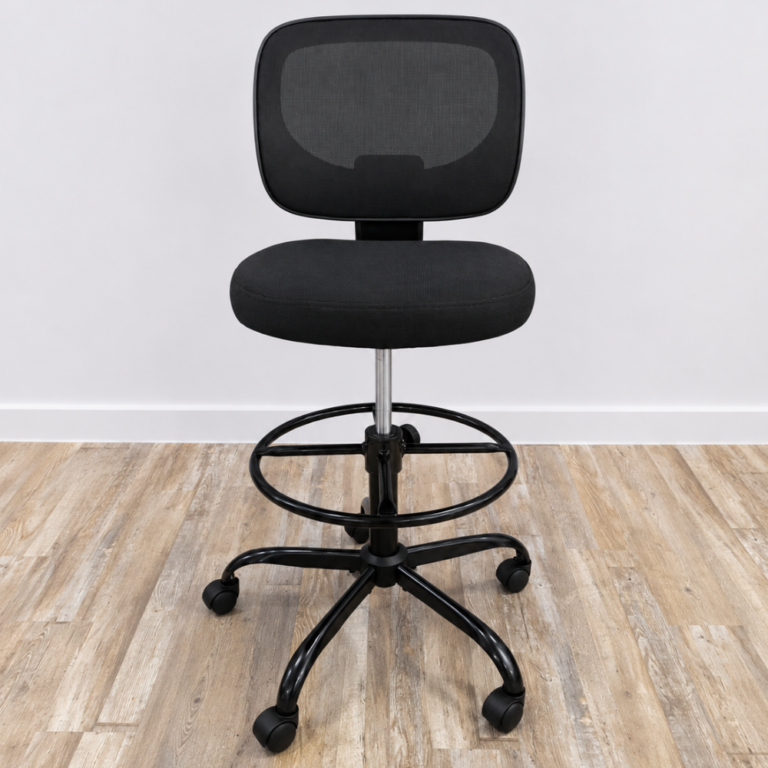 black shop chair