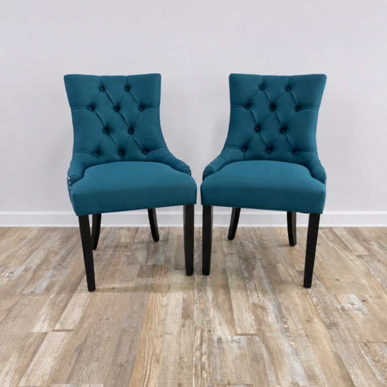 blue shop chair